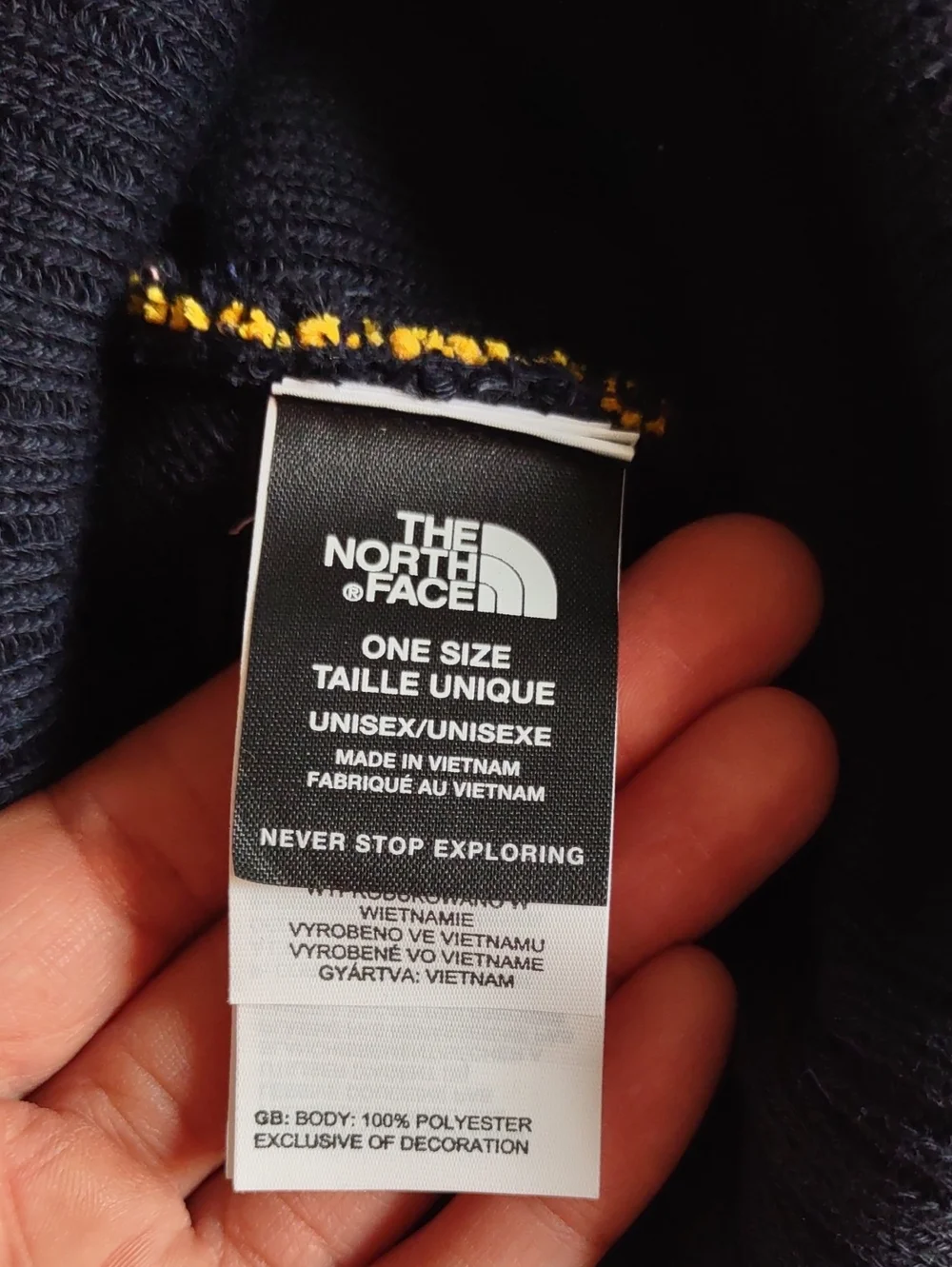 The North Face Recycled Pom Beanie Aviator Navy
